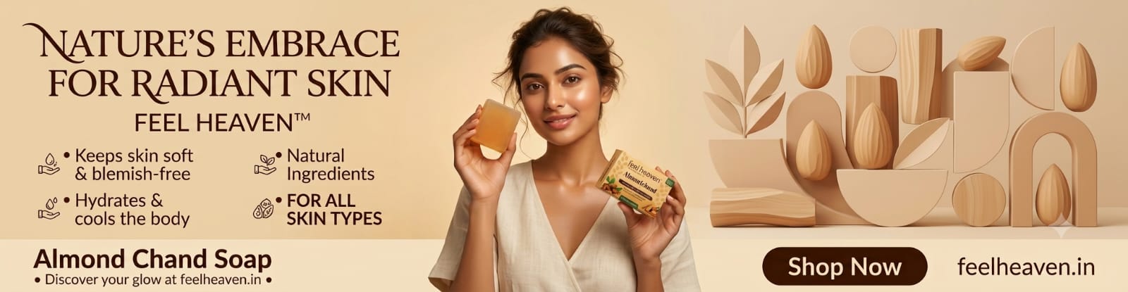 Feel Heaven Natural Care Banner 2
