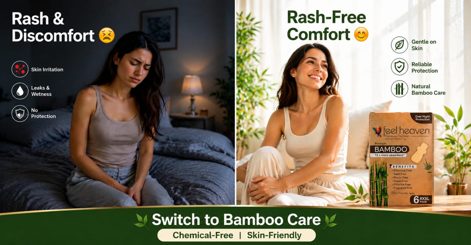 Feel Heaven Natural Care Banner 6